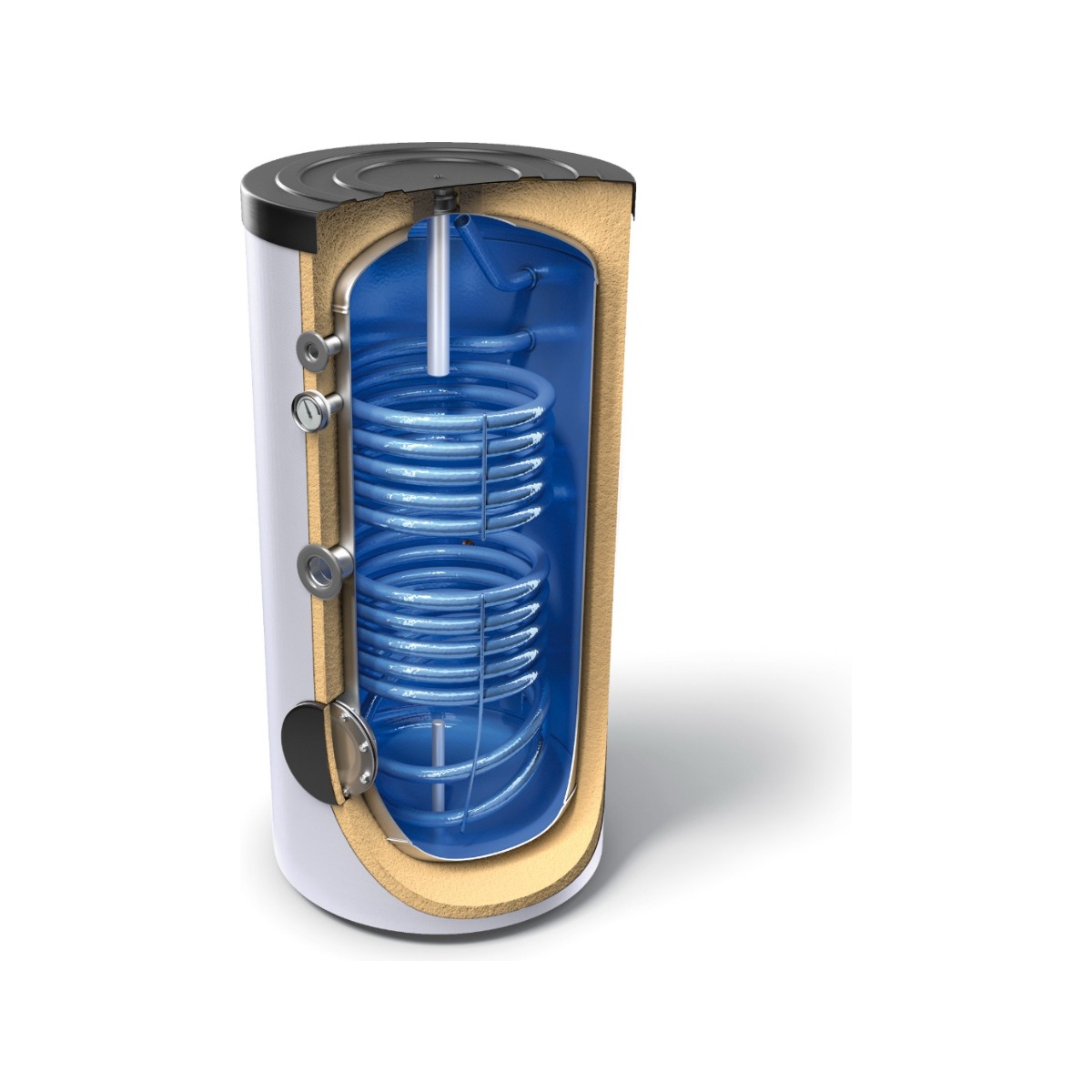Ballon ECS acier émaillé – 200 / 300 / 500 L — NEXTHERM