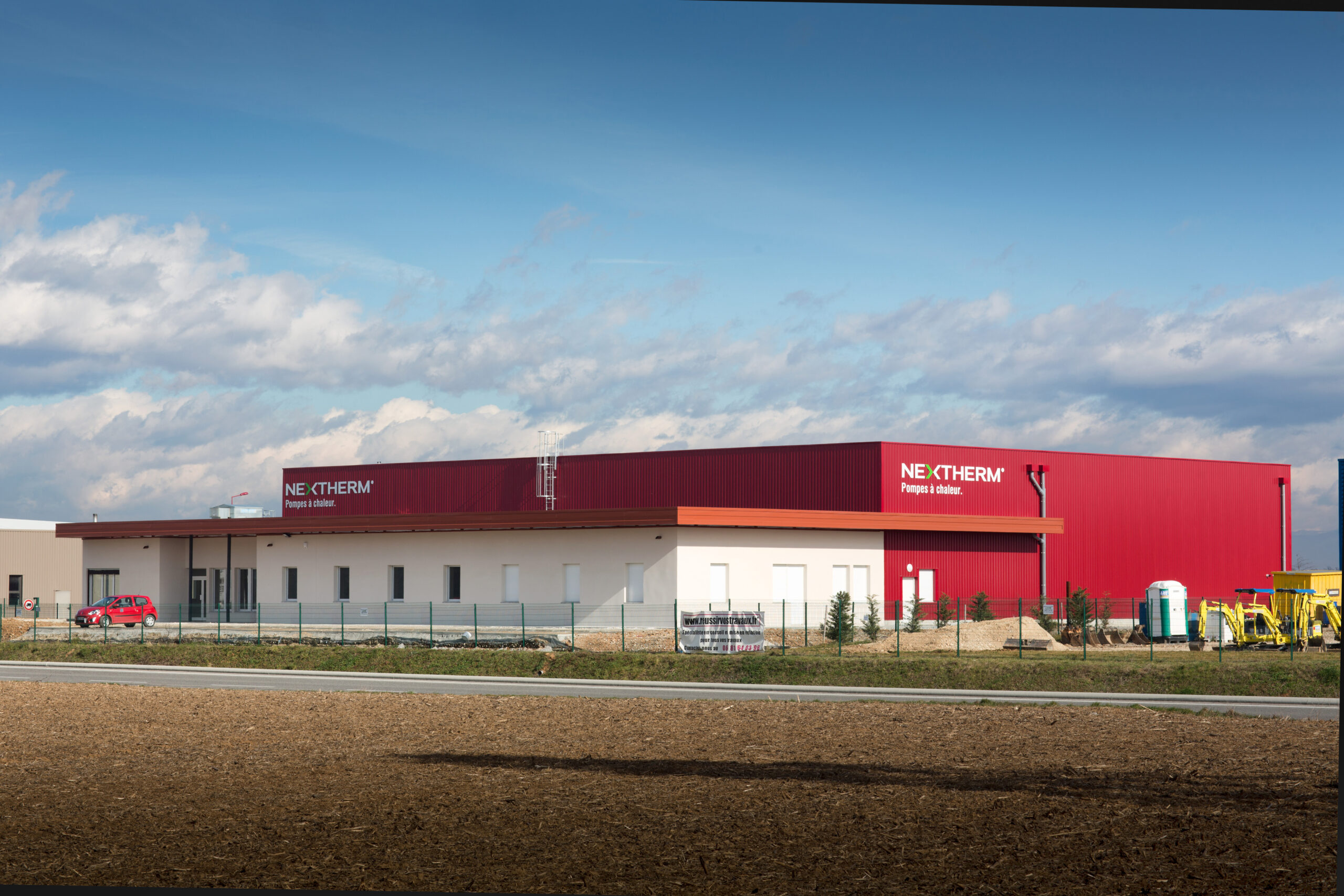 Le site de fabrication NEXTHERM, zone de Clairac à Beaumont-lès-Valence, dans la Drôme
